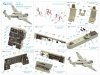Quinta Studio QD32093 He 219 3D-Printed & coloured Interior on decal paper ( Revell ) 1/32